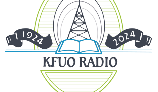 KFUO100 Color Oval White Background