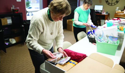 Packing Care Packages Feb 25